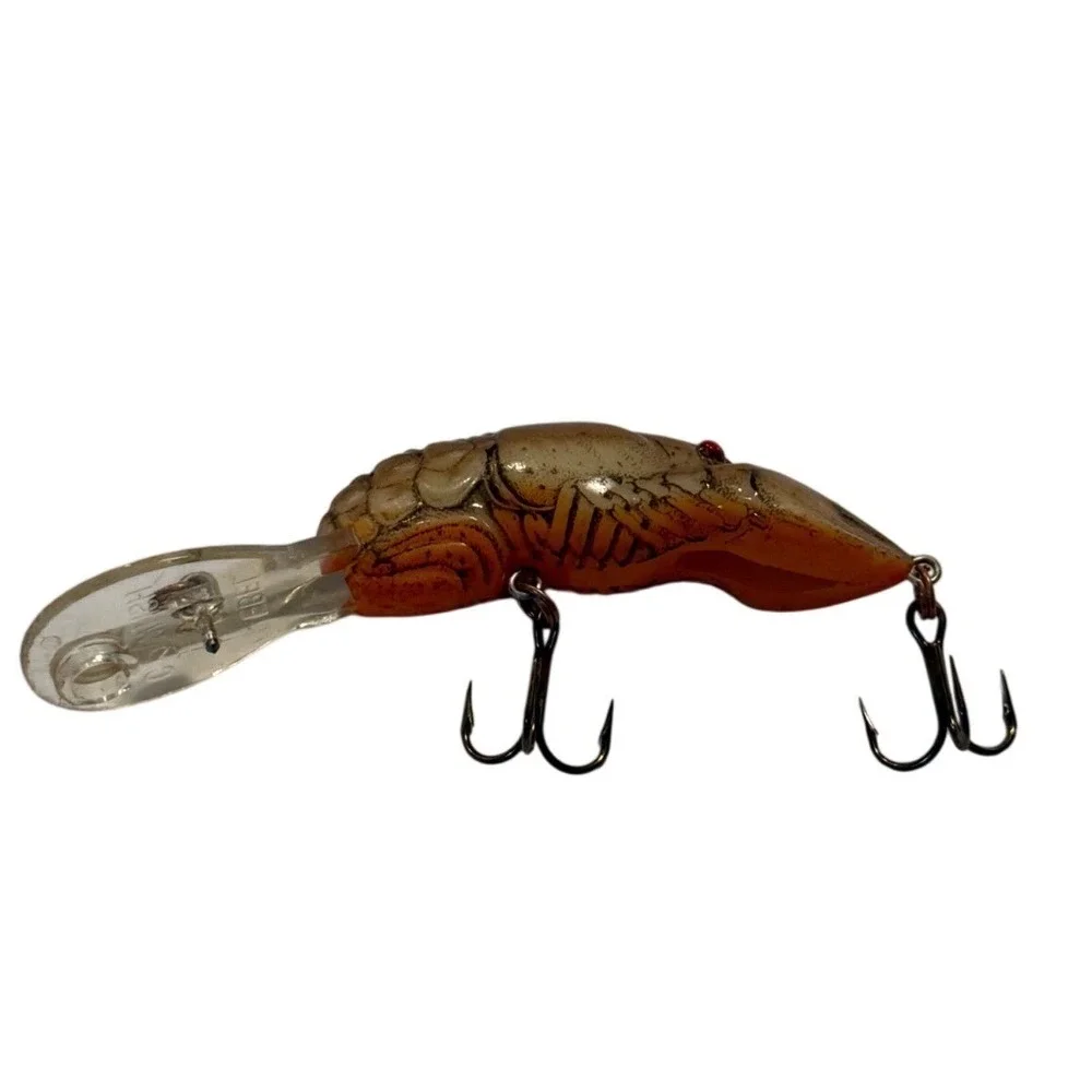 Rebel Wee-Crawfish Deep Diving Crankbait Orange Brown Fishing Lure 2 Inch